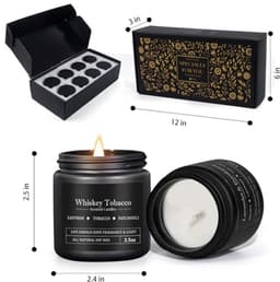 Geurkaarsen Set voor Heren - 8 Stuks - Ideaal Verjaardagscadeau en Bedankgeschenk — thumbnail 4