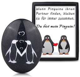 Romantisch Pinguïn Cadeau – Perfect voor Trouwdag, Valentijnsdag en Huwelijkscadeau — thumbnail 1