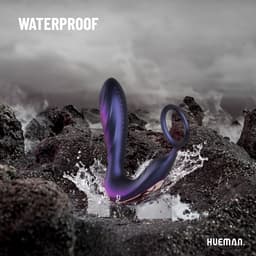 Hueman - Black Hole Anaal Vibrator Met Cockring - Oplaadbaar - Waterproof - Vibrators - Vibrators voor Mannen - Buttplug - Anal Plug - Sex Toys voor Mannen - Seksspeeltjes - Butt Plug - Paars — thumbnail 5