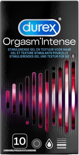 Durex Condooms Orgasm Intense 10st - 5 Stuks - Voordeelverpakking — thumbnail 1