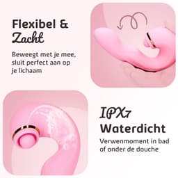Sensual Desire® BLUSH – Pulsing Vibrator met 20 Standen – Clitoris Stimulator – Vibrators & Sex Toys voor Vrouwen – Waterdicht – Stil & USB Oplaadbaar – Incl. Luisterverhalen — thumbnail 3