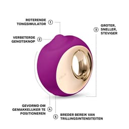 LELO ORA 3 – Orale Sekssimulator – Clitorale Vibrator – Deep Rose — thumbnail 4