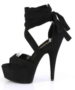 Pleaser - DELIGHT-679 Sandaal met enkelband - US 9 - 39 Shoes - Zwart — thumbnail 3