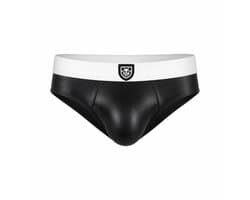 TOF Paris Fetish Brief Black/White - MAAT S - Erotisch Heren Ondergoed - Slip voor Man - Sexy mannen Slip