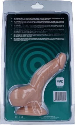 Mr. Intense - dildo - dildo vibrator - dildo vrouwen - dildo mannen - dildo anaal - dildo xxl  - beige - flexibel - 16cm Ø 2,7cm / sex / erotiek toys — thumbnail 4