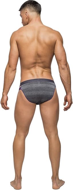 Male Power Heather Haze - Uitgesneden Bikini grey L — thumbnail 4