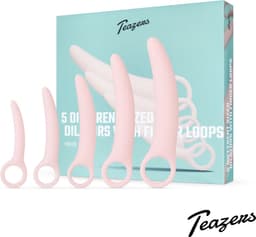 Teazers - Vaginale Dilator Set - Dilator Vrouw - Vaginisme Set - Dildo Set - Bekkenbodemtrainer Vrouw - Vaginale Gezondheid - Lichtroze — thumbnail 1