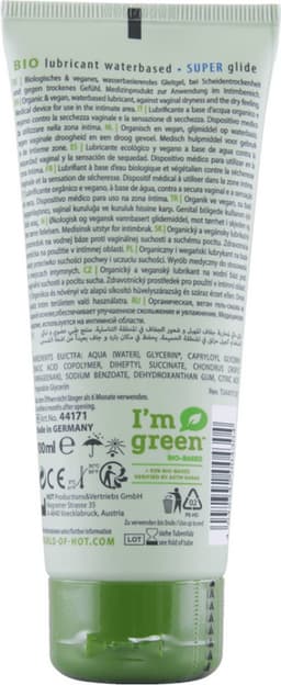 Hot Bio Superglide Waterbasis Glijmiddel - 100Ml — thumbnail 4