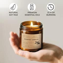 Cadeauset van 6 Geurkaarsen in Glas voor Dames en Heren — thumbnail 2