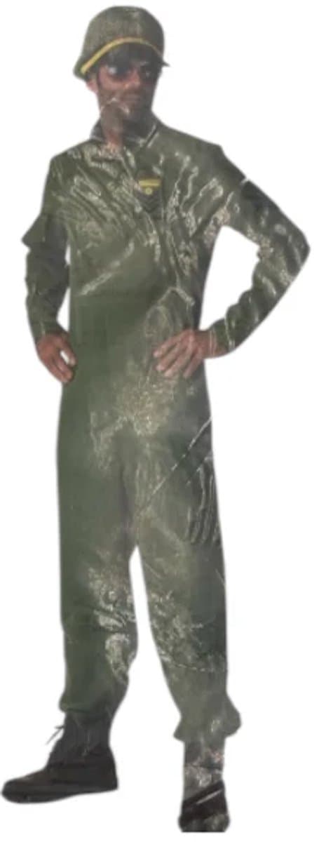 Verleidelijke Luchtmacht Piloot Overall - Airpower – Erotische Jumpsuit met Pet – Maat XL — afbeelding 1