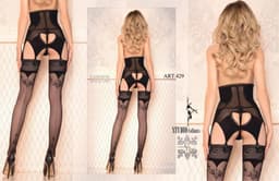 Ballerina - Fantasy Hold Ups - Kousen (20 denier) - Zwart — thumbnail 4