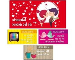 Romantisch Cadeau - Liefdesbonnen - Relatie Versterken - Interactief Spel - 15 cm - Rood