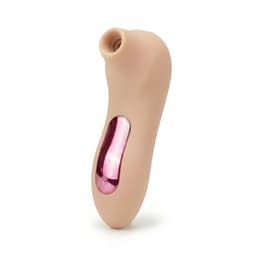 SlipperyHeights® Sisa - Clitoris Satisfy - Tepel Stimulatie - 7 Krachtige Zuigstanden - Siliconen Sex Toy voor Vrouwen - Zakformaat - Luchtdruk Vibrator - Crème — thumbnail 1