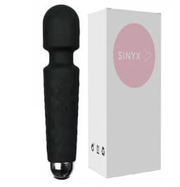 SINYX - Vibrator - Clitoris Stimulator - Vibrators voor Vrouwen - 28 Standen - Massager - Sex Toys voor Vrouwen - Wandvibrator - Magic Wand - Zwart — thumbnail 1