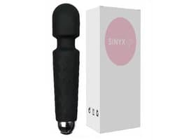 SINYX - Vibrator - Clitoris Stimulator - Vibrators voor Vrouwen - 28 Standen - Massager - Sex Toys voor Vrouwen - Wandvibrator - Magic Wand - Zwart