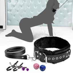 DOWO® - BDSM Extreme Bondage Set - 16 Delig - Erotische Dobbelsteen - SM Handboeien - Zweep / Veer / Zweepje - Sex Toys voor Koppels - Seksspeeltjes voor Mannen en Vrouwen - Sex Pakket en Toys - Zwart — thumbnail 2
