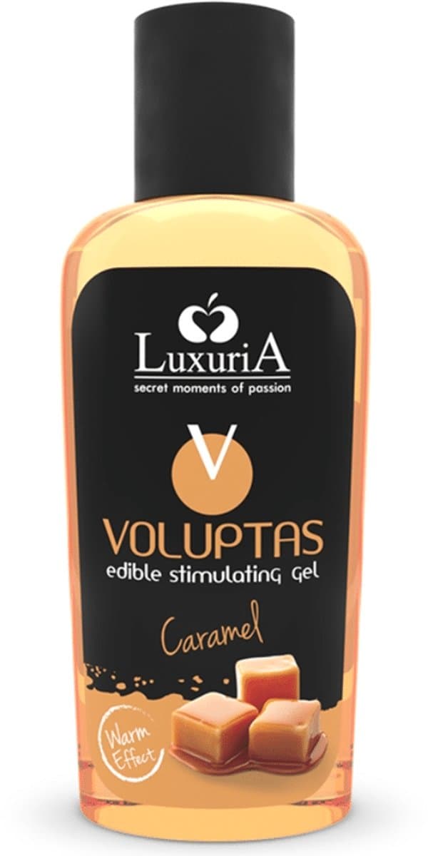 LUXURIA | Luxuria Voluptas Edible Stimulating Gel Warming Effect - Caramel 100 Ml — afbeelding 1