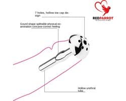 RVS Penis Plug - Urethrale Dilator - Hol - Medical Play Accessoire