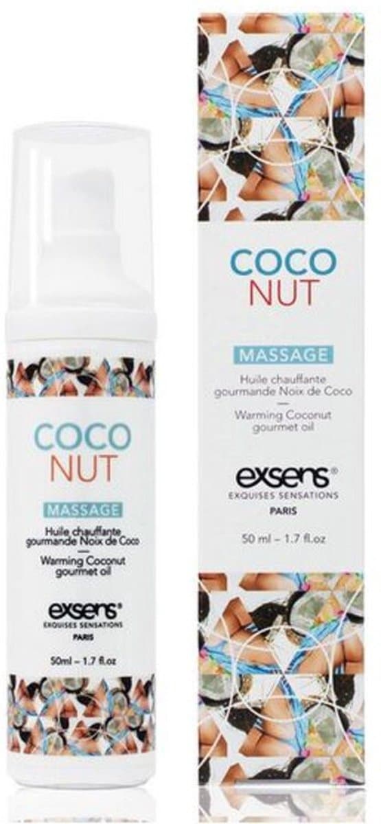 Verwarmende Massage Olie Met Smaak - Kokosnoot — afbeelding 1