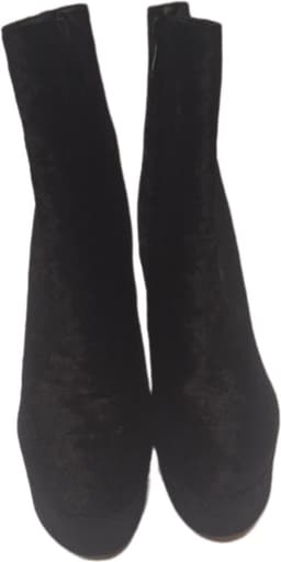 BELLAMICA-VELOUR-LAARS-BLACK-HAK 12 CM-PLATEAU 4 CM-SIZE 40 — thumbnail 4