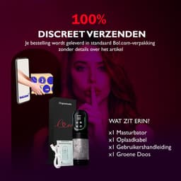Orgazmate Luna de Masturbator voor Man - Sex Toys voor Mannen - Blowjob Simulator - Masturbators Electrisch - 343 Verschillende Modes - Pocket Pussy - Automatisch - USB-C Oplaadbaar - Zwart — thumbnail 4
