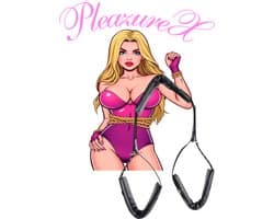 PleazureX - Fetish Series - Nek & benen bondage - positie kussen - bdsm - kinky