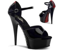 EU 42,5 = US 12 | DELIGHT-660FH | 6 Heel, 1 3/4 PF Close Back Sandal