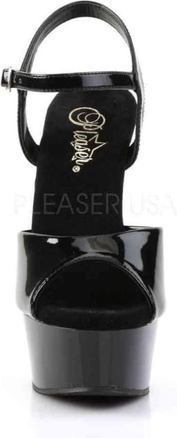 EU 38 = US 8 | DELIGHT-609 | 6 Heel, 1 3/4 PF Ankle Strap Sandal — thumbnail 2