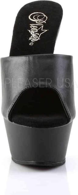 Pleaser - KISS201 Muiltjes - Paaldans schoenen - 40 Shoes - Zwart — thumbnail 2
