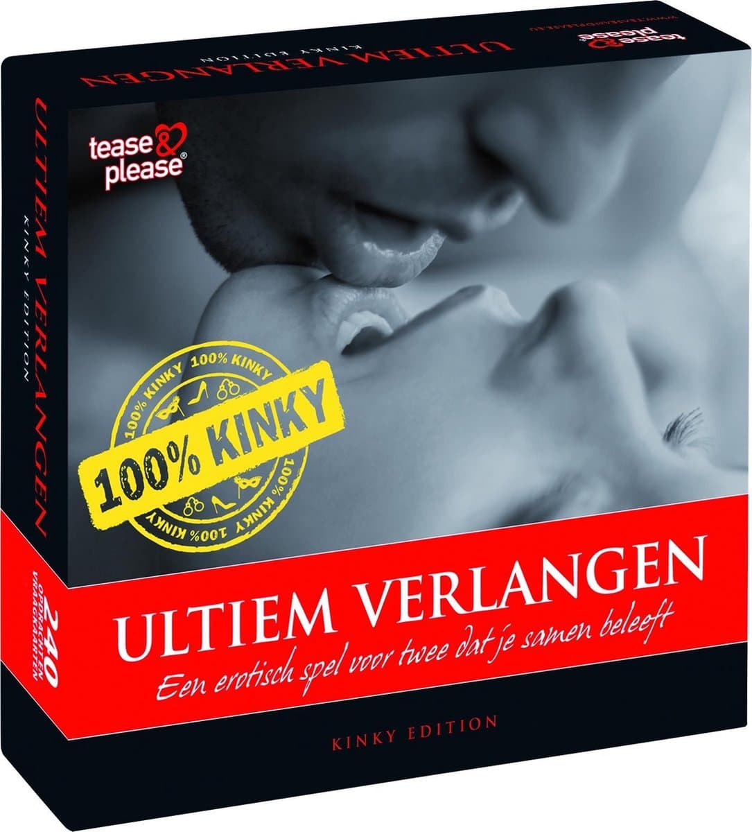 Tease & Please Ultiem verlangen 100% Kinky - Rood - Erotisch Kaartspel — afbeelding 1