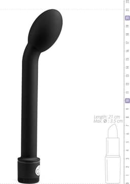 EasyToys - G-Spot Vibrator - Vibrators voor Vrouwen - Sex Toys voor Vrouwen - Vibrators - Gerichte G-spot Stimulatie - Zwart — thumbnail 2
