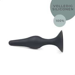 Buttplug Set - 4 delige Siliconen Buttplugs Set voor Mannen en Vrouwen - Anal Plug Zwart Siliconen — thumbnail 3