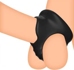 Siliconen Cockring met Ballstretcher – Rekbaar, Comfortabel en Stimulerend — thumbnail 1