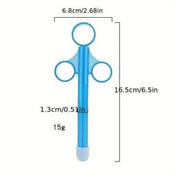 3-Delige Glijmiddel Injector I Anaal Douche I Verhoogd Comfort & Gebruiksvriendelijke I Voor Hem & Haar I ABS I Blauw — thumbnail 4