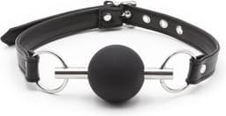 Banoch - Ballgag black Luxe - Siliconen - Zwart - bondage — thumbnail 1
