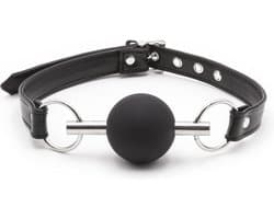 Banoch - Ballgag black Luxe - Siliconen - Zwart - bondage