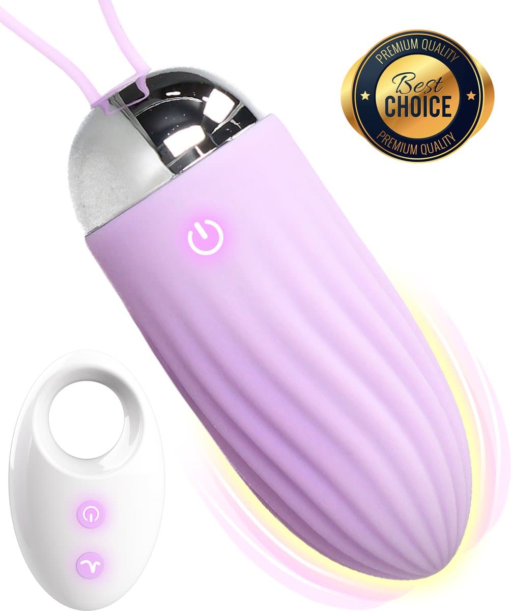 PureVibe® JoyBullet - Vibrerende eieren - Draagbare vibrerend ei met afstandsbediening - 10 vibratiestandjes - sex toys voor vrouwen en koppels - vibrators - vibrator - Erotiek - Seksspeeltjes — afbeelding 1