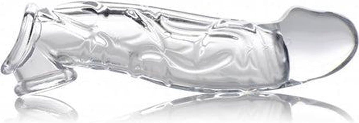 Size Matters Clear Extender Gebogen Penissleeve — afbeelding 1