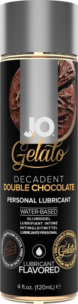 System JO - Gelato Decadente Dubbele Chocolade Glijmiddel Waterbasis - 120 — thumbnail 1