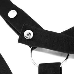 DOWO® - Chastity Cage Waist Strap - Kuisheids Riem - Belt voor Peniskooi - Zwart — thumbnail 3