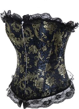 Romantisch klassiek korset met vetersluiting | Maat 36 | Sexy lingerie — thumbnail 3