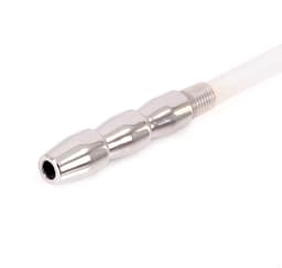 Kiotos - Geribbelde Urethral Catheter Plug - Dilator Met eikelring — thumbnail 5