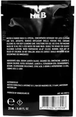 Mister b rubber wash a - inhoud 20 ml Sachet - handig voor op reis — thumbnail 2