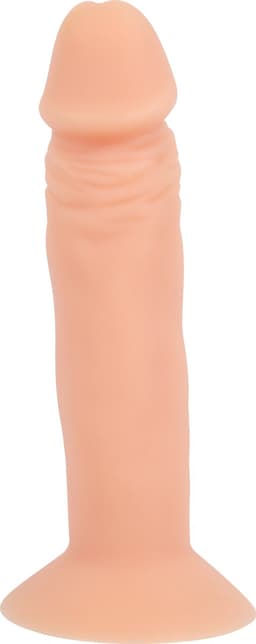 Banoch Dildo 20 cm – Rechte Beige Siliconen Dildo met Zuignap – Extra Large – Ø 3.5 cm – Realistisch & Flexibel — thumbnail 1