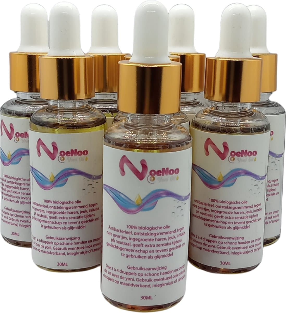 Noenoo - Yoni Oil - Olie - Massage olie - Lavendel - Verwijderd geur - Glijmiddel - Lubricant - Ingegroeide haren — afbeelding 1