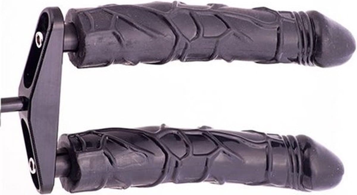 F- Machine Double Trouble Dildo Adaptor black — afbeelding 1