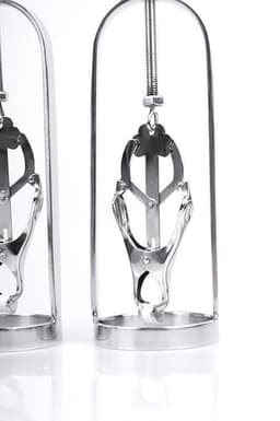 RVS Tepel Stretchers met Clover Ontwerp en Draaischroeven — thumbnail 2