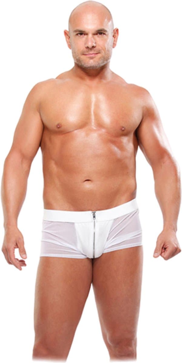 Nooitmeersaai - Witte heren slip met rits - L/XL — afbeelding 1