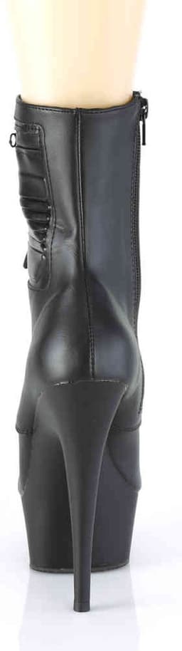 Pleaser - DELIGHT-1020PK Plateau Laarzen - US 11 - 41 Shoes - Zwart — thumbnail 4