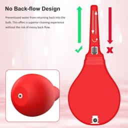 Enema Bulb Anal Douche Rood - Anaal Douche - Klysma - Enema - Anaaldouche - Anal Douche - Intieme douche — thumbnail 2